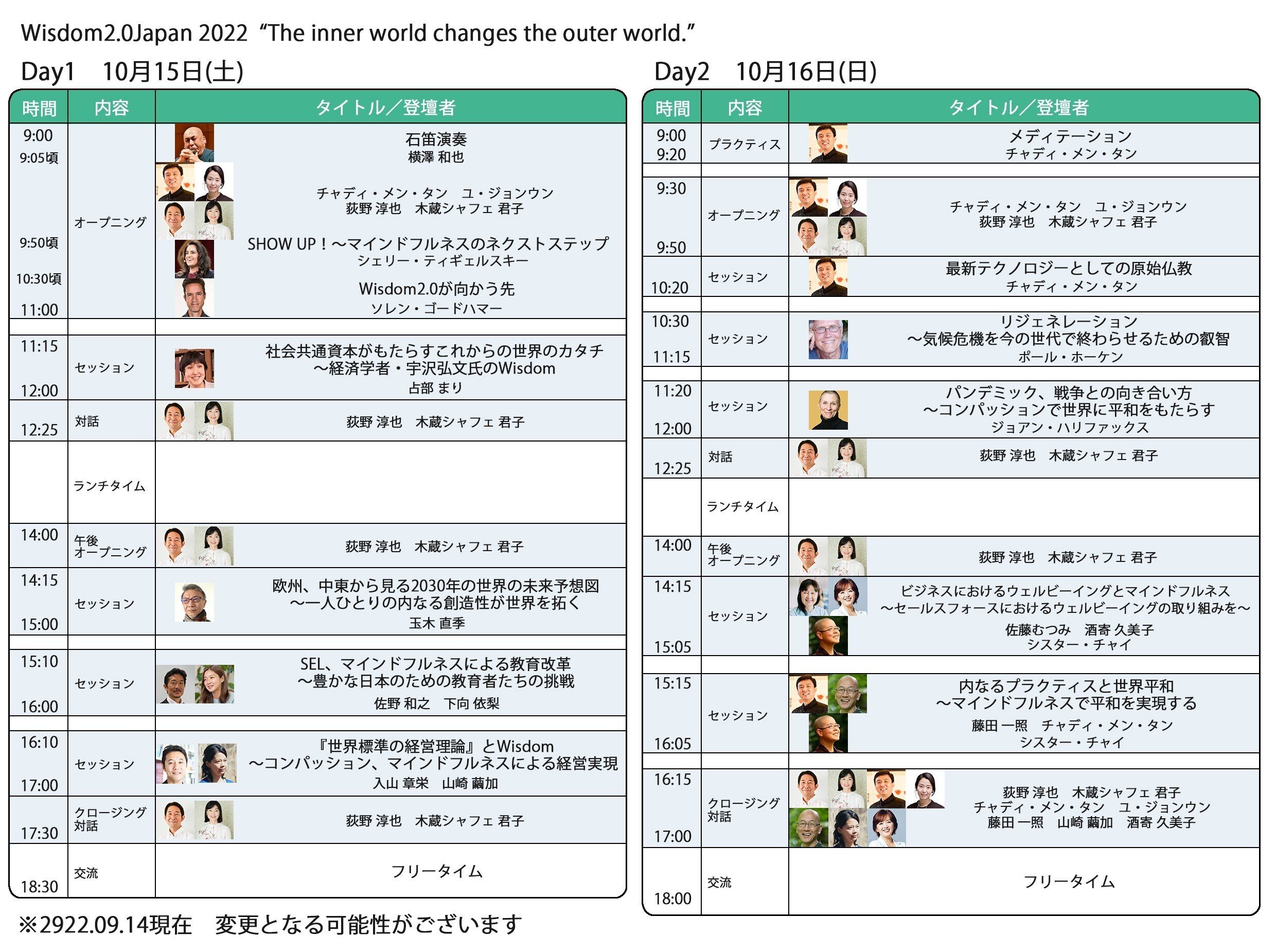 InnerWisdomでつながる世界／Zen2.0×Wisdom2.0Japanイベントレポート