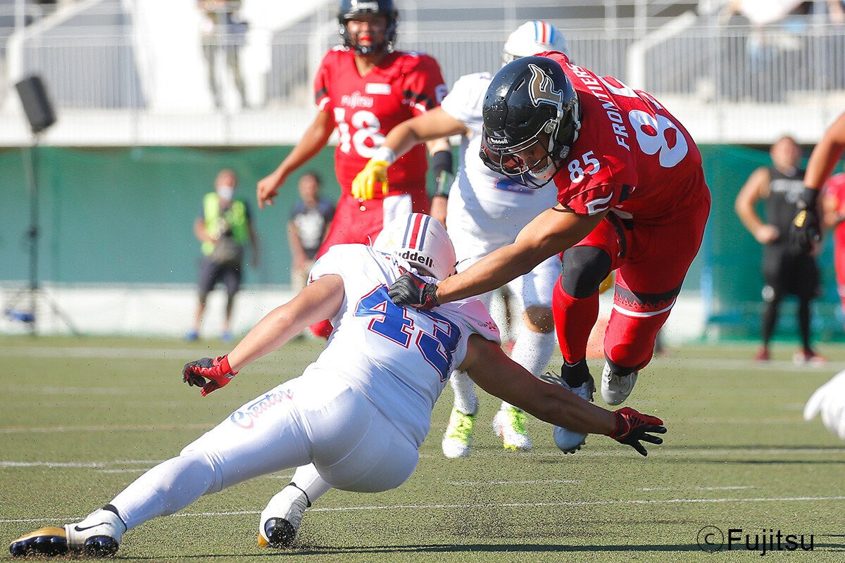 日本人初のnfl選手へ向けて 85松井理己 富士通フロンティアーズ Fujitsu Frontiers Note 日本人初のnfl選手へ向けて 85松井理己 富士通フロンティアーズ Fujitsu Frontiers Note