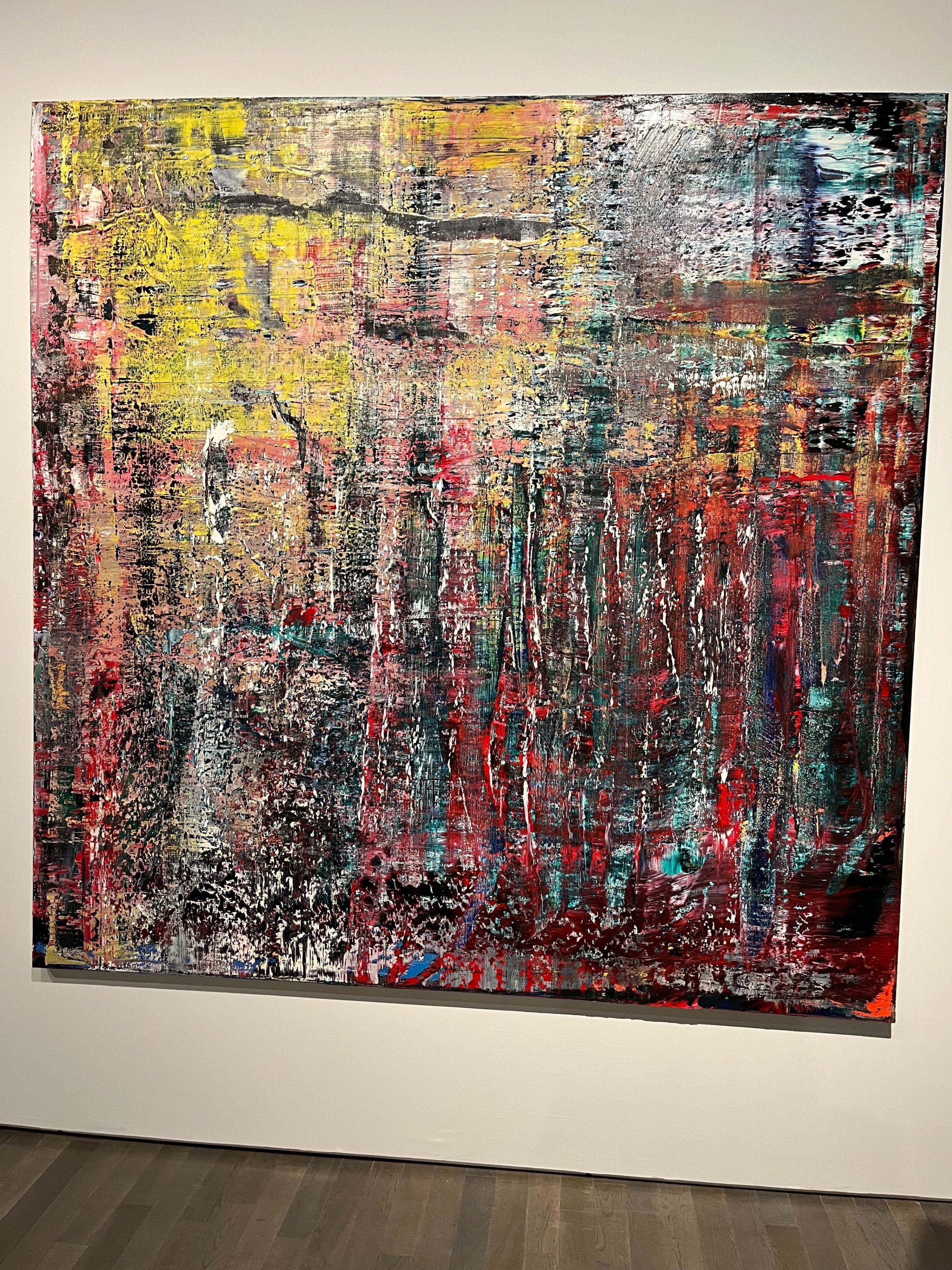 未開封新品　ゲルハルト・リヒター展　ポスター　アブストラクト・ペインティング Abstract Painting 726 – ゲルハルト・リヒター - LEBENSFARBE