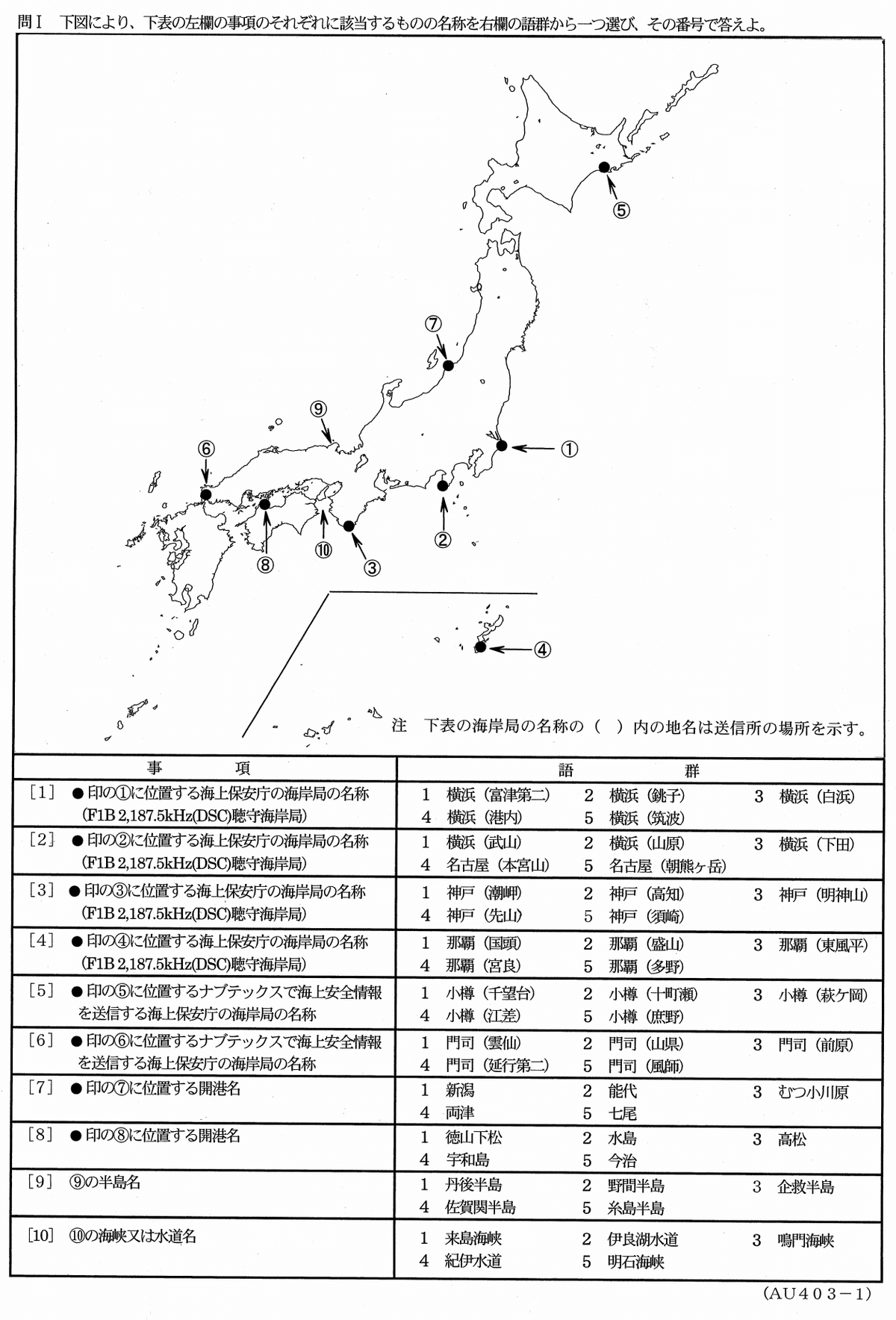 一級総合無線通信士試験攻略 (地理編)｜資格マニアくん