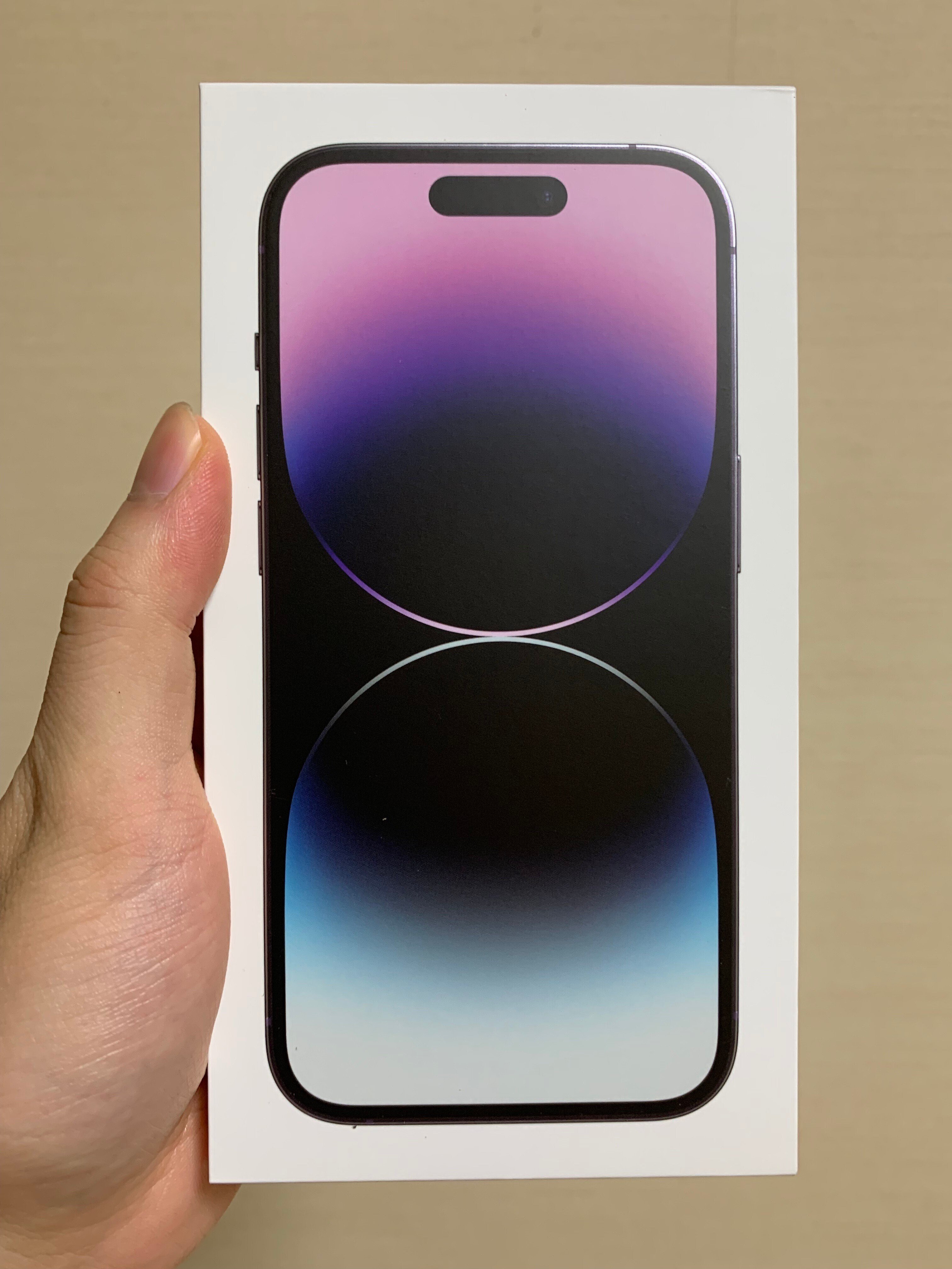 iphoneXR 128GB 【iphone14pro仕様にカスタム】 iPhone14 Pro Max A2893 (MQ9E3J/A) 256GB ディープパープル【国内版