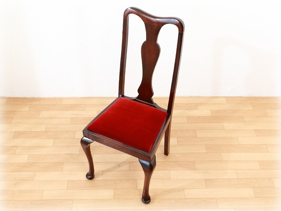 希少品　英国クラシック 本革単鋲 ウィングバックチェア クイーン・アン様式 希少品 英国クラシック 本革単鋲 ウィングバックチェア クイーン・アン