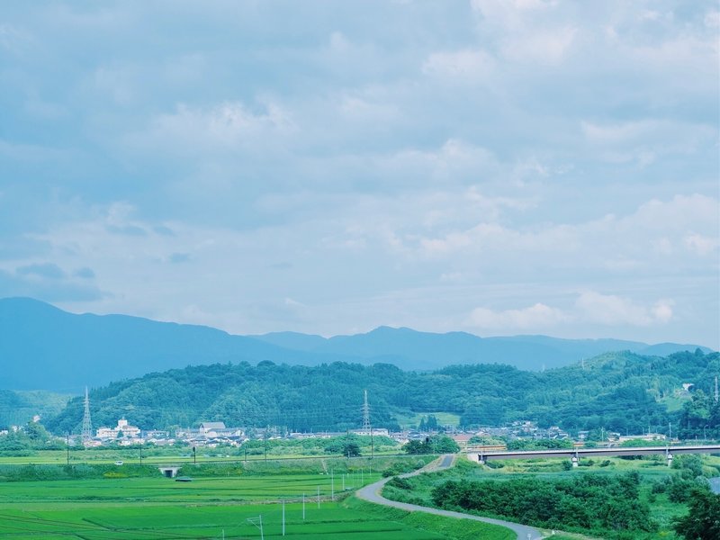 岩手県遠野市の風景