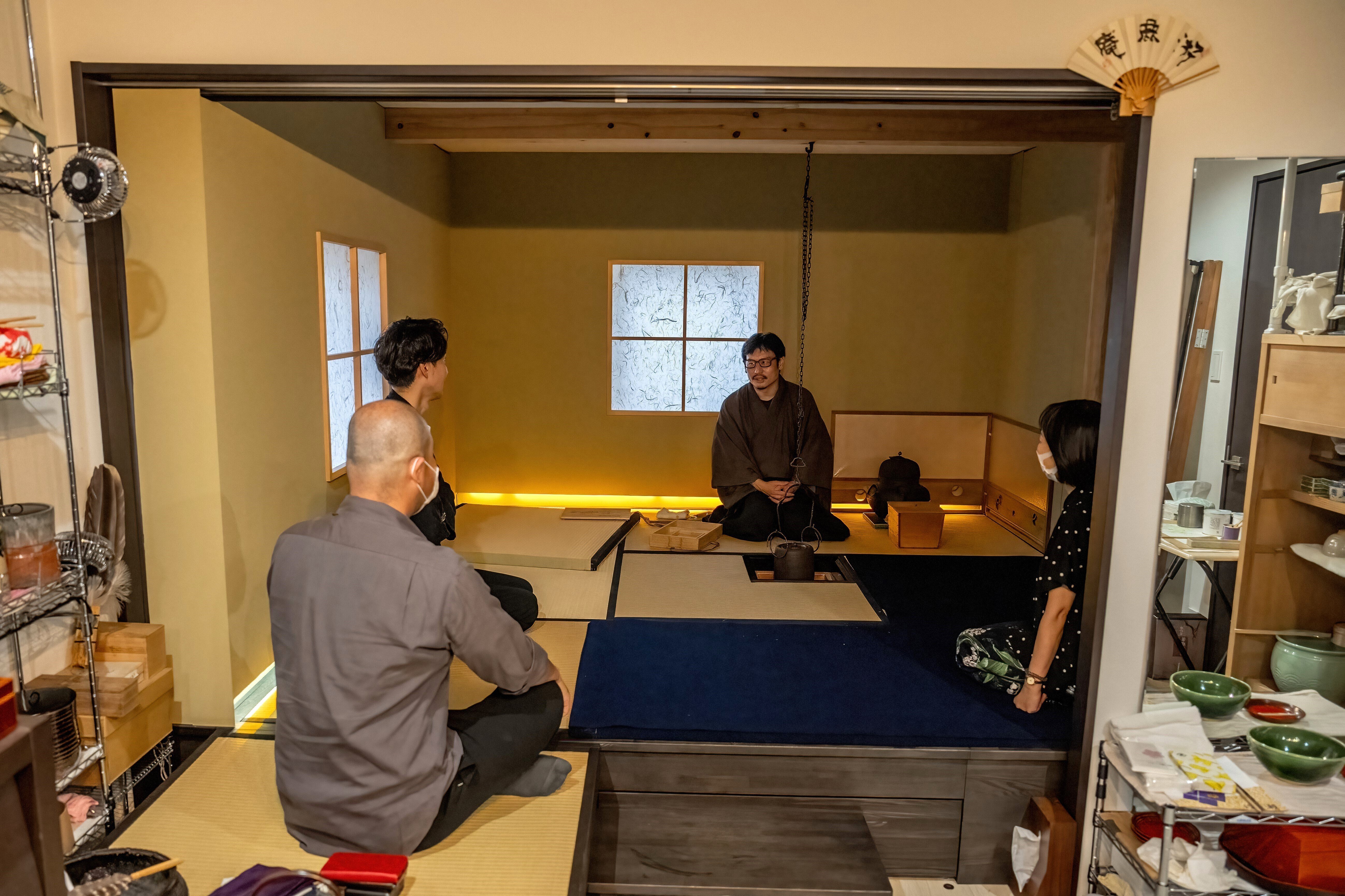 書のための茶室（六）：賃貸マンションの茶室｜夢想庵（仮