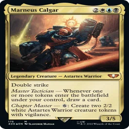 MTG 統率者デッキ マルネウス・カルガー Edh EDH】統率者 《マルネウス・カルガー/Mareus Calgar》自分用メモ｜tomo3602