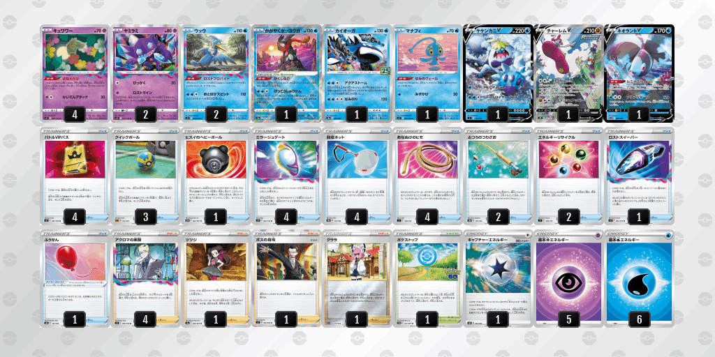 ポケカ】企業対抗戦の感想と全勝優勝した超越ロストカイオーガデッキの