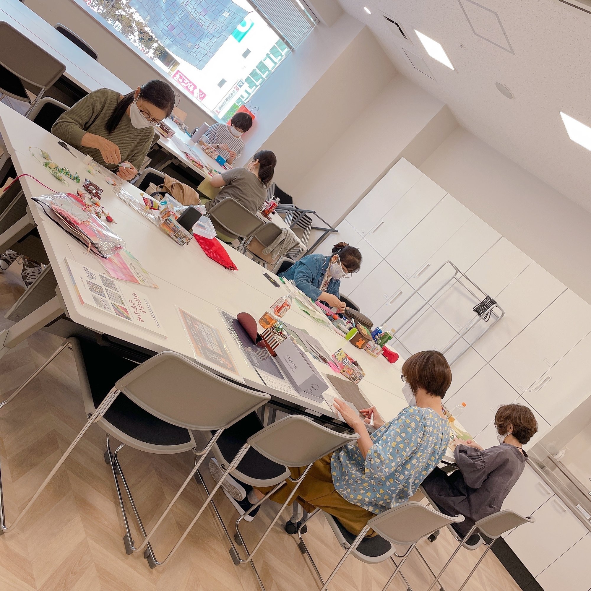 22 9 25 朝日カルチャーセンター北九州でのポジャギ教室 Pojagi Sono Note