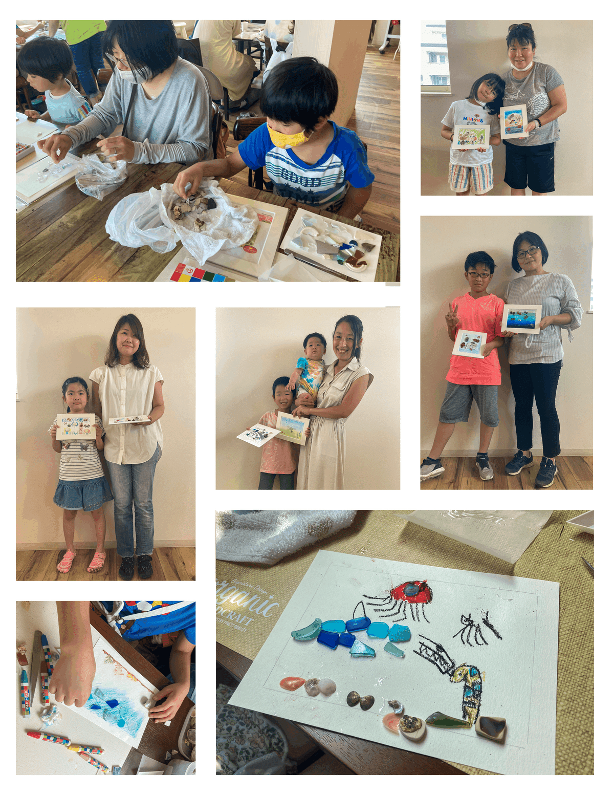 夏の思い出作り。Gifte！シーグラスアート体験レポート