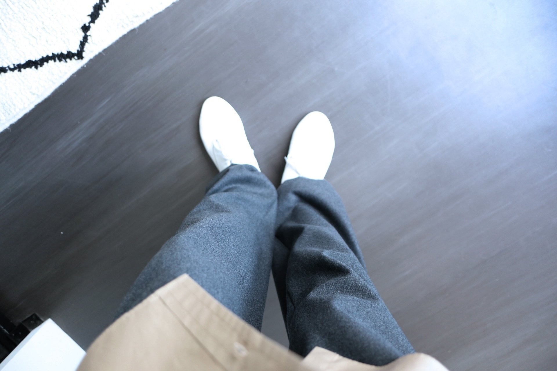 パンツ YLEVE WOOL CASHMERE COLLEGE FLANNEL EASY YLEVE(イレーヴ)