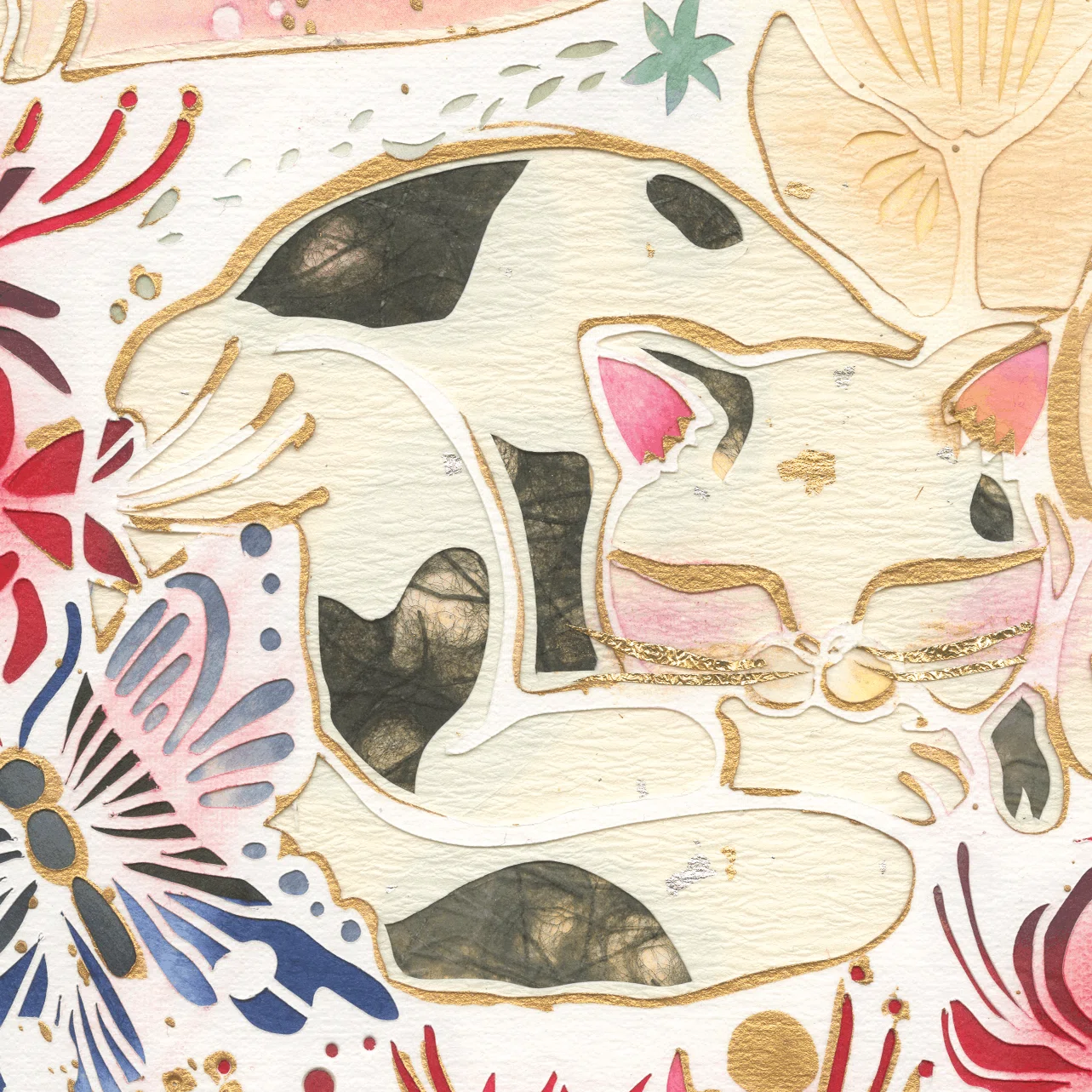 新作・「陽だまりの曼珠沙華」仮 | 華色切絵 【公式サイト】