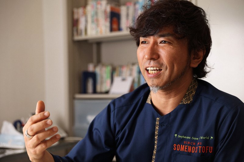 染野屋の小野篤人社長=小川昌宏撮影