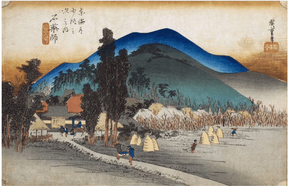 94.「奈良薬師寺」髙橋一善 油絵 細密ぺん画アート【奈良の法隆寺】 細密ぺん画家、杉山八郎