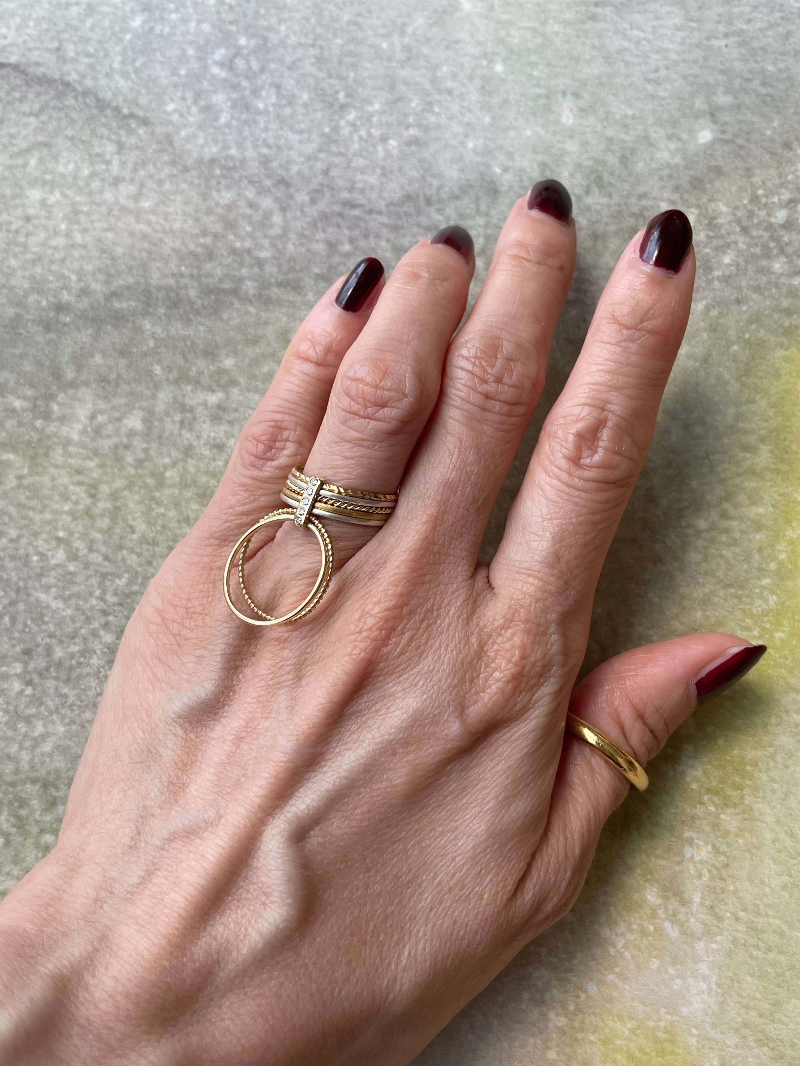 アメージングタイランド・グランドセール Jaipur Jewelry by masami【クォーツインクォーツリング】 アクセサリー