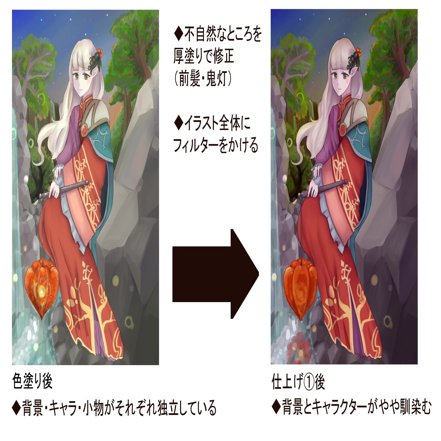 イラスト投稿02 東洋のエルフ くろみくりん Note
