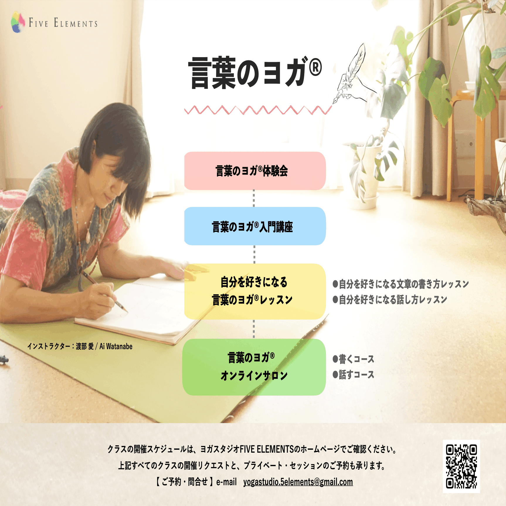 言葉のヨガ 体験会 Ai Watanabe 言葉のヨガ Note