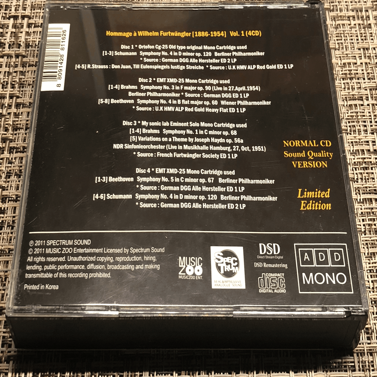 フルトヴェングラーに捧ぐ 第1巻｜ロバート