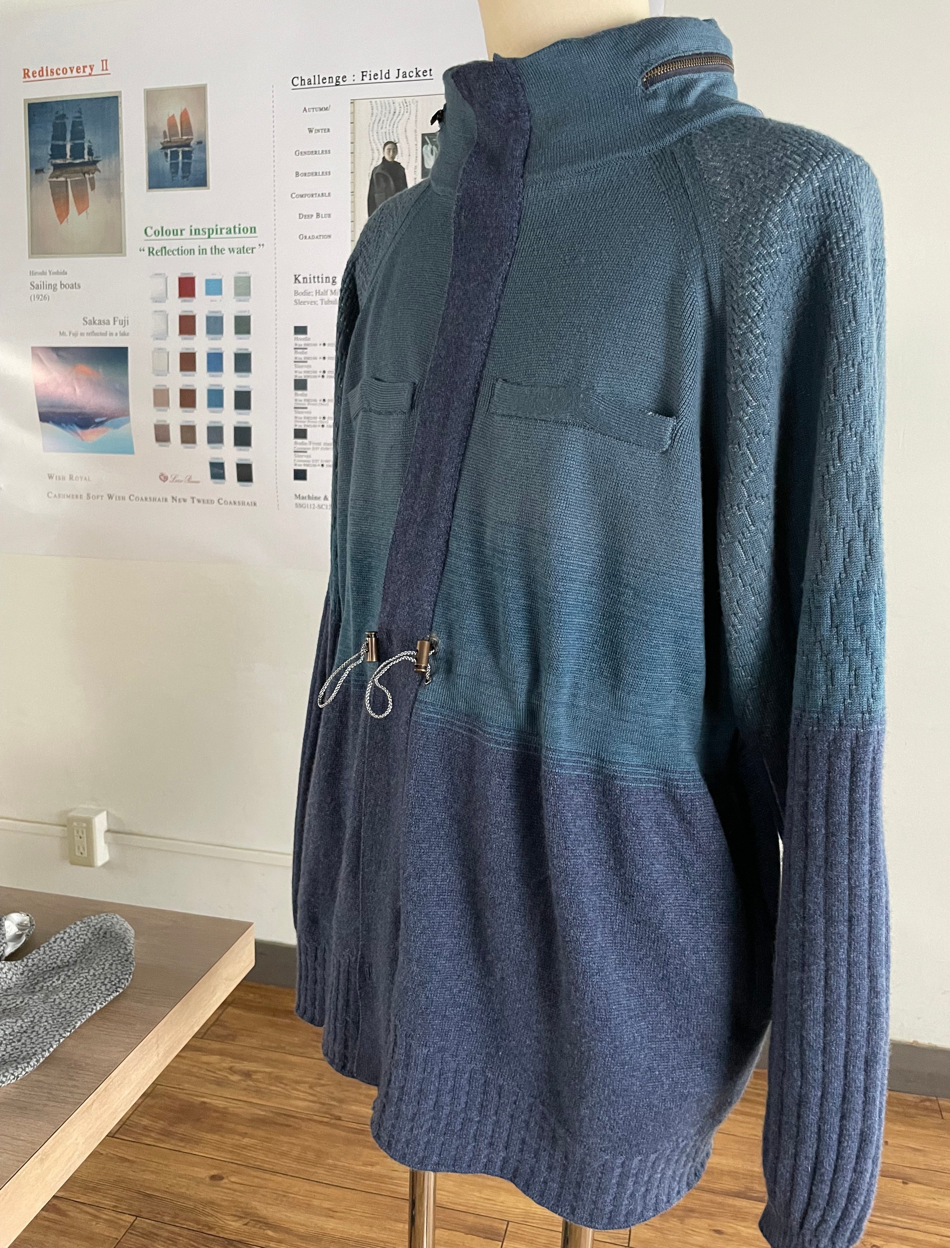 Loro Piana Knit Design Award 2位 チョ ウォンビン＆橋本 菫
