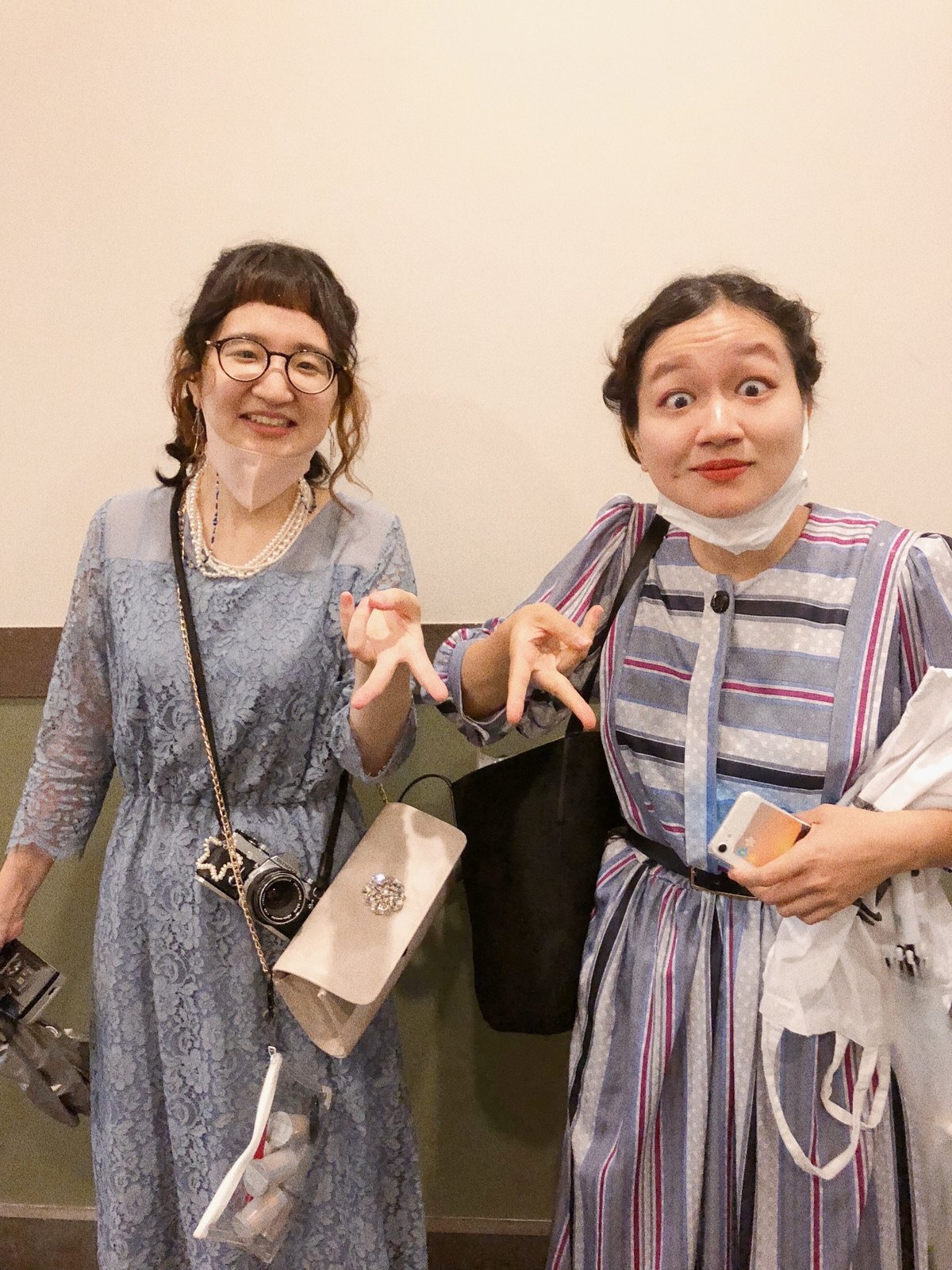 妹とわたしの2ショットの写真。
