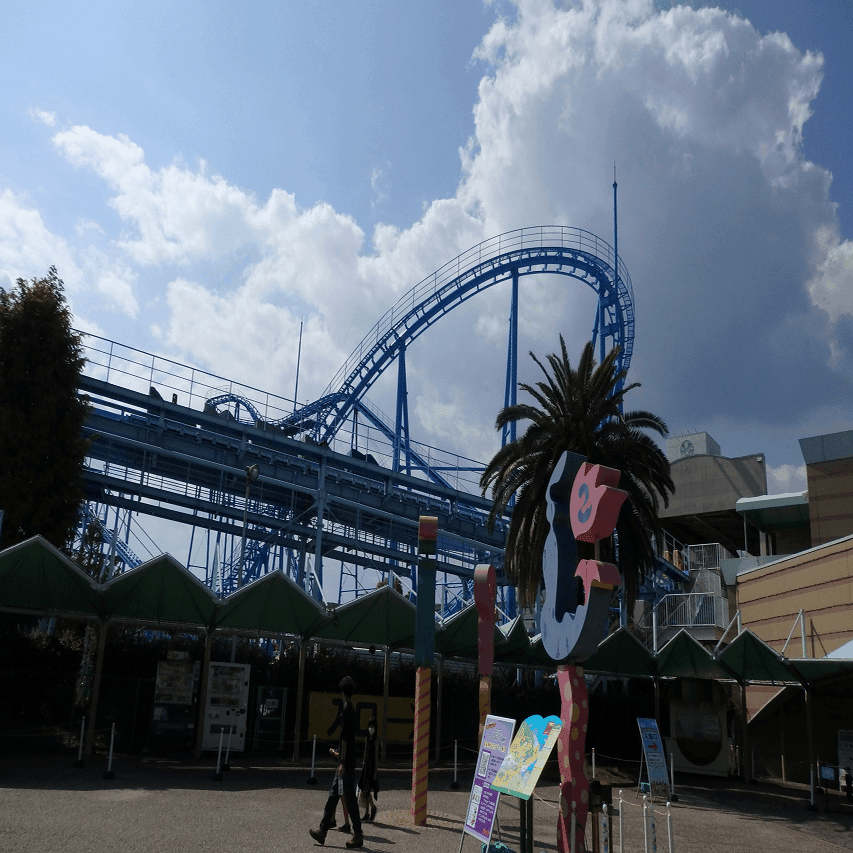 俺とメガコースター「四次元」@浜名湖パルパル｜特に無し