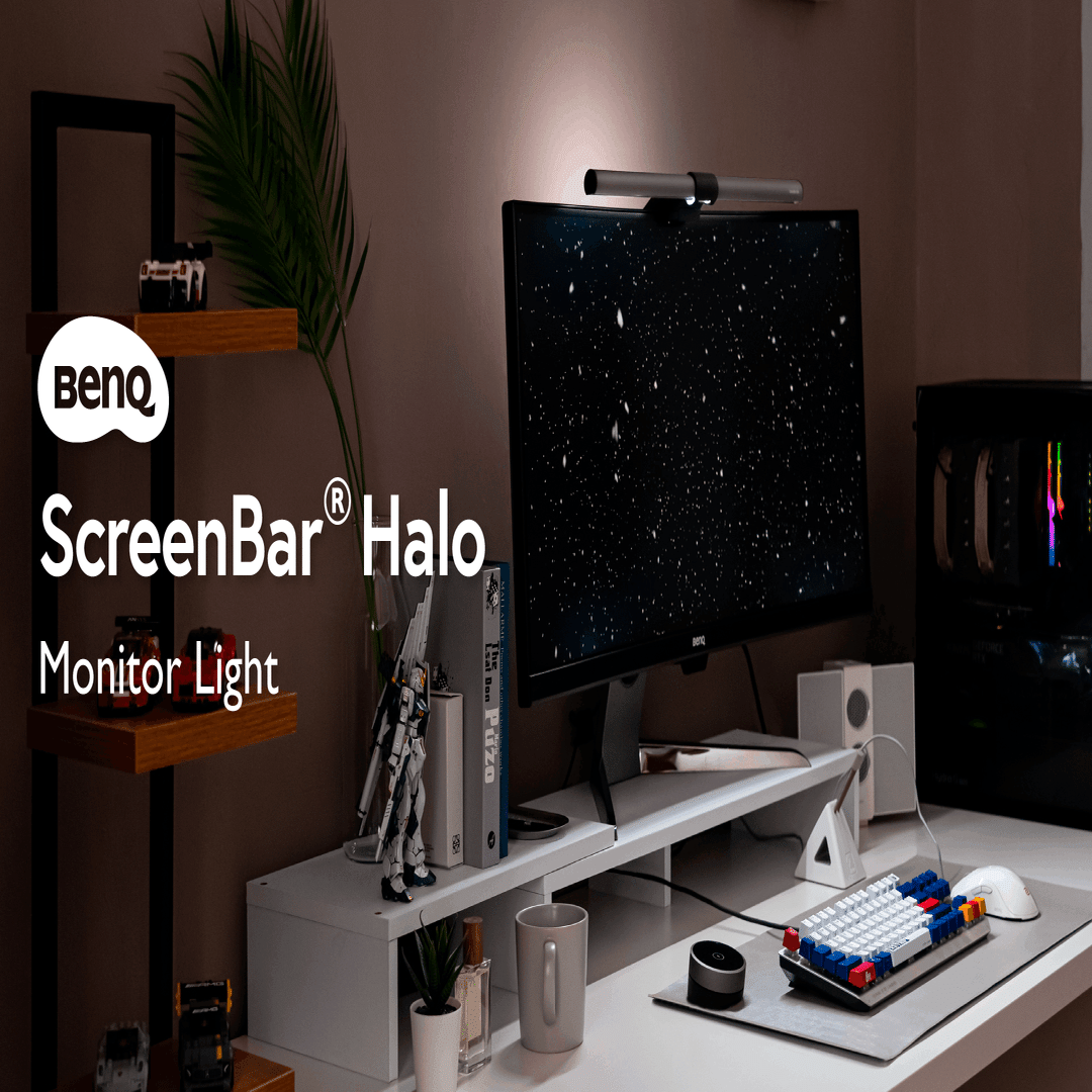 モニターライトの名門「BenQ ScreenBar Halo」で最強デスクが爆誕した