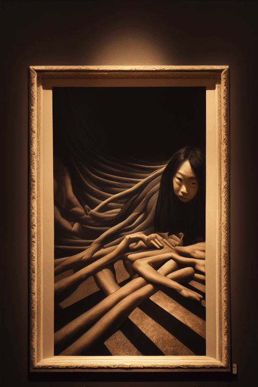 Midjourneyで騙し絵(トロンプ・ルイユ)作る/画像生成AI研究日記②