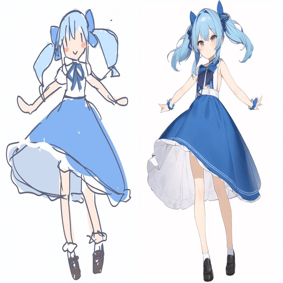 Novelaiでラフを5分で綺麗な絵にしよう ゲーム会社所属のプロイラストレーターが解説 宮本 Note