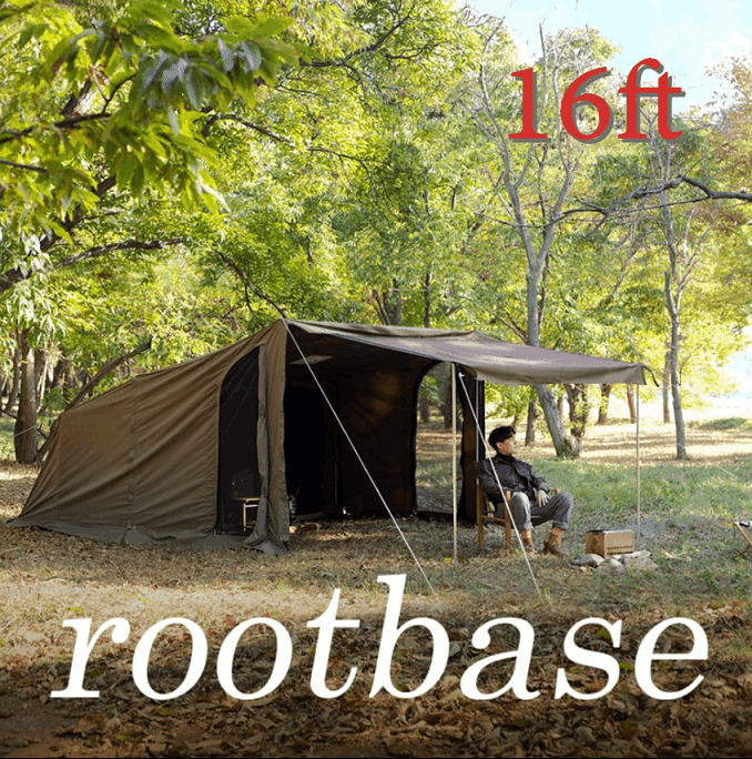 話題の激シブテント【16ft】rootbase tent|エモンセレクト 話題の激シブテント【16ft】rootbase tent|エモンセレクト