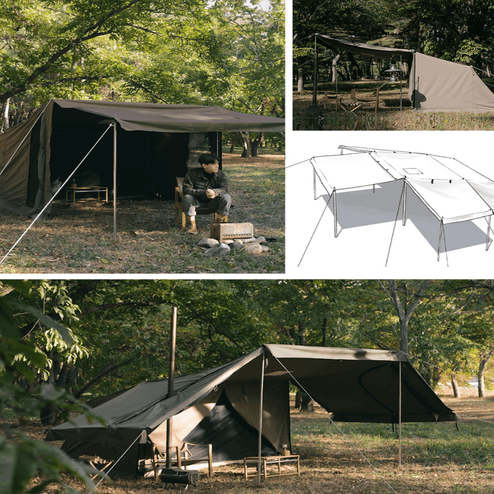 話題の激シブテント【16ft】rootbase tent｜エモンセレクト