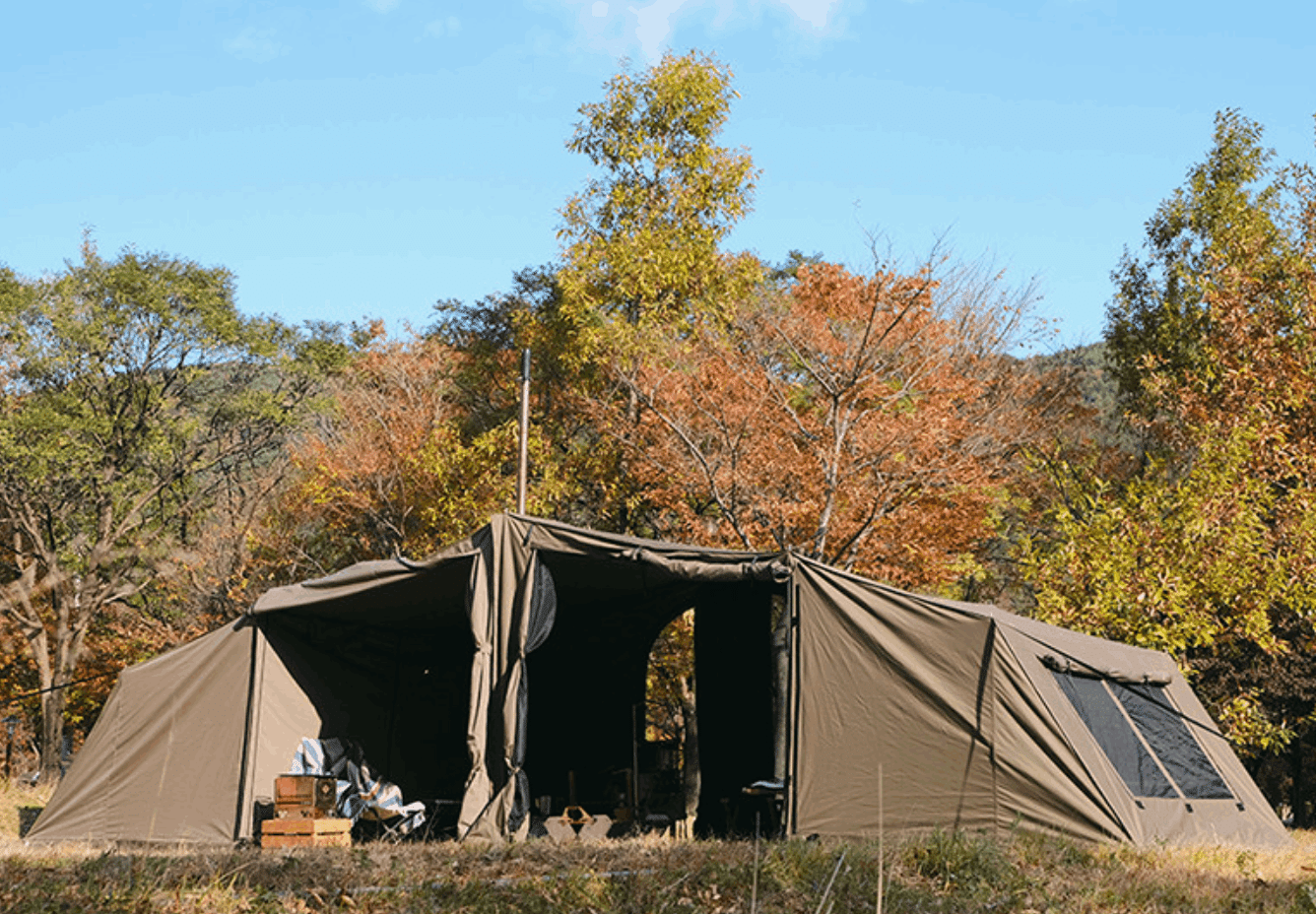 話題の激シブテント【16ft】rootbase tent|エモンセレクト 話題の激シブテント【16ft】rootbase tent|エモンセレクト