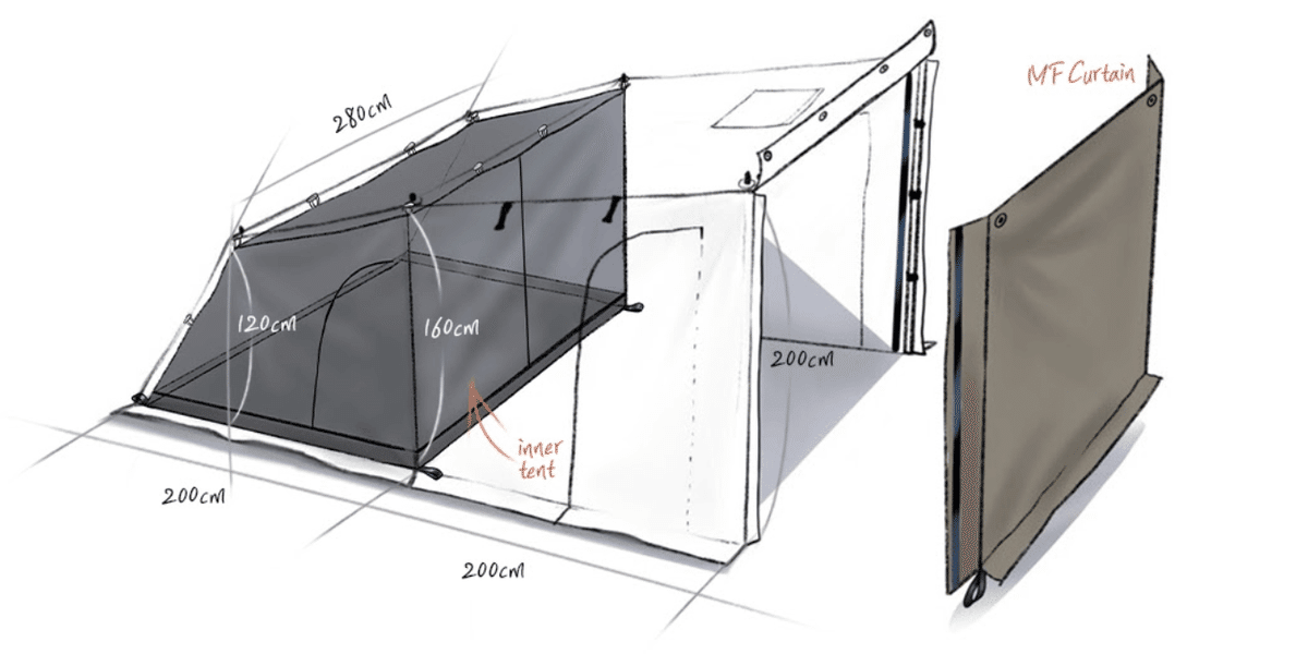 話題の激シブテント【16ft】rootbase tent｜エモンセレクト