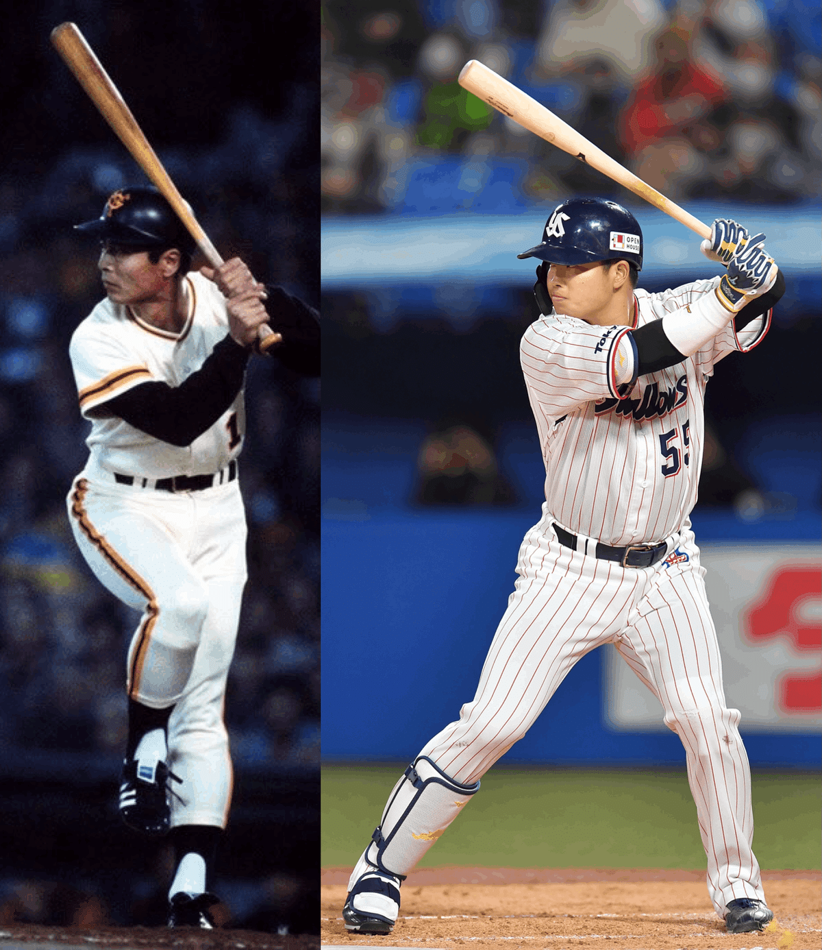 【本物のプロ野球ポジフィルム】 王 貞治選手のバッティングシーン 王貞治 世界の本塁打王 数値化されたアッパースイング レジー