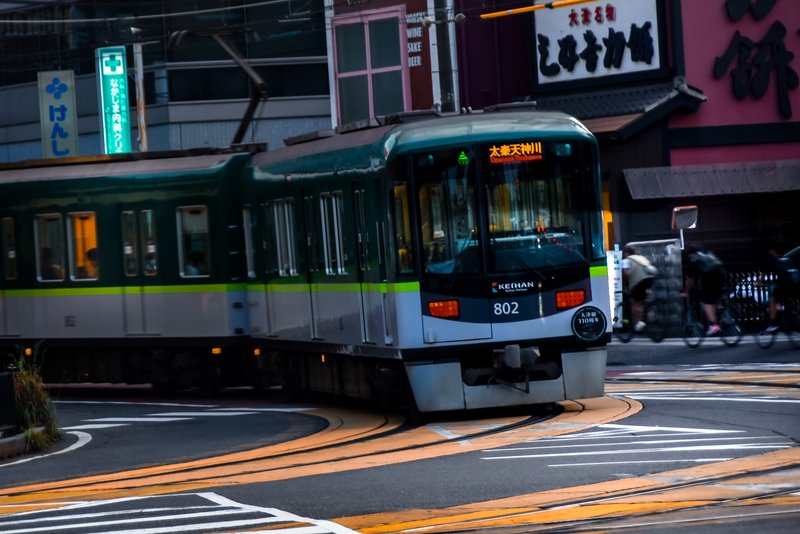 かつての国道161号で日本で一番ダイナミックな併用軌道の道