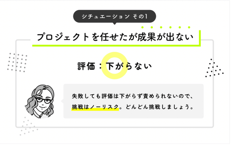 記事を斜め読みしてもわかるイラスト例