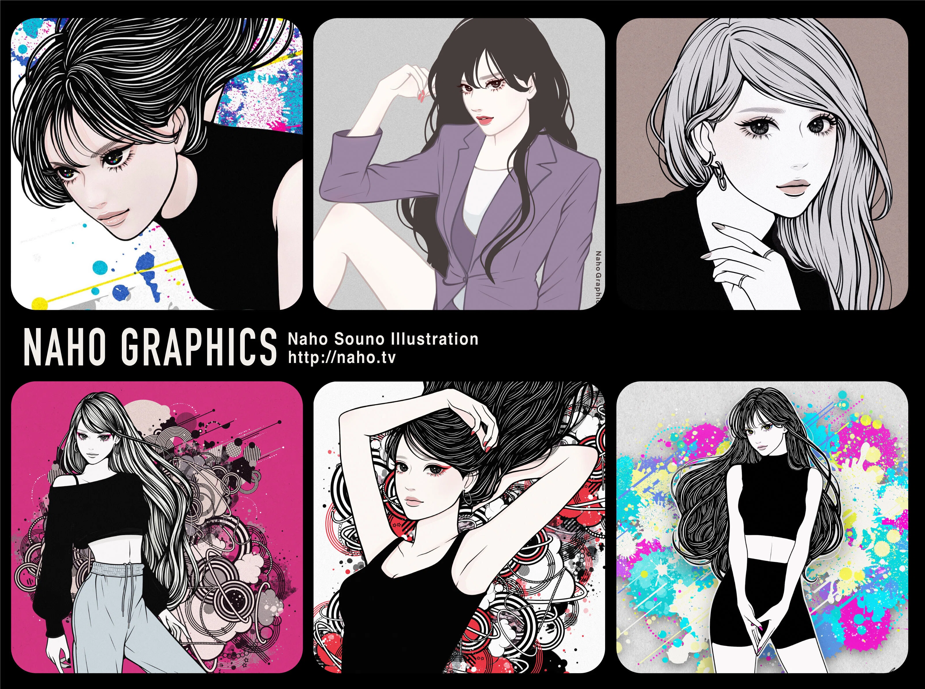 女性のイラスト集 イラストレーター ソウノナホ ソウノナホ イラストレーター Note