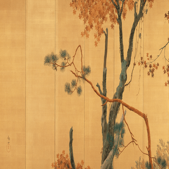 下村観山作　観山の落款有　真作？模写？ 下村観山作 保存品下村観山作 観山の落款有 真作？模写？の通販