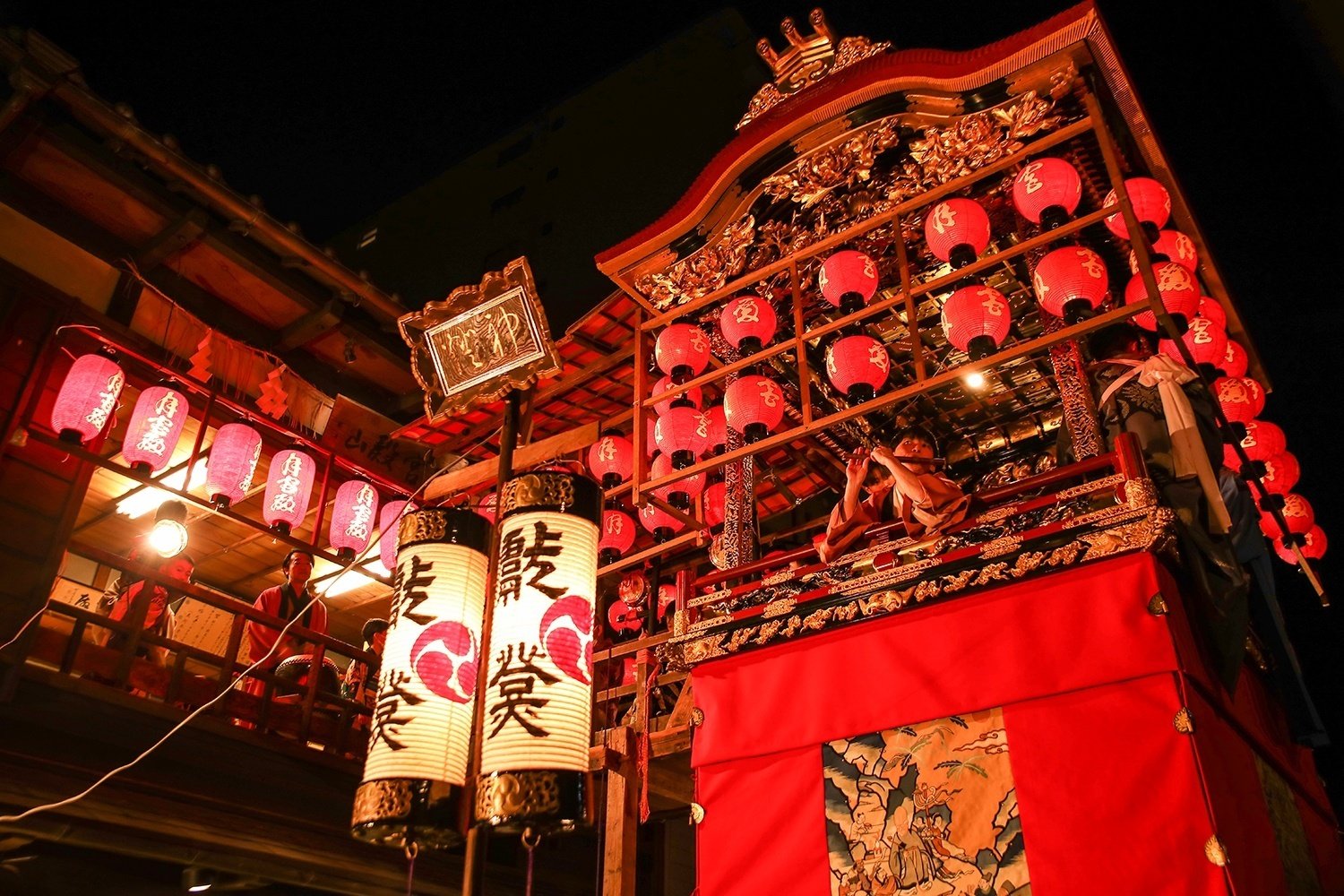 大津祭「宵宮」西行桜狸山、源氏山、月宮殿山｜撮影散歩の旅