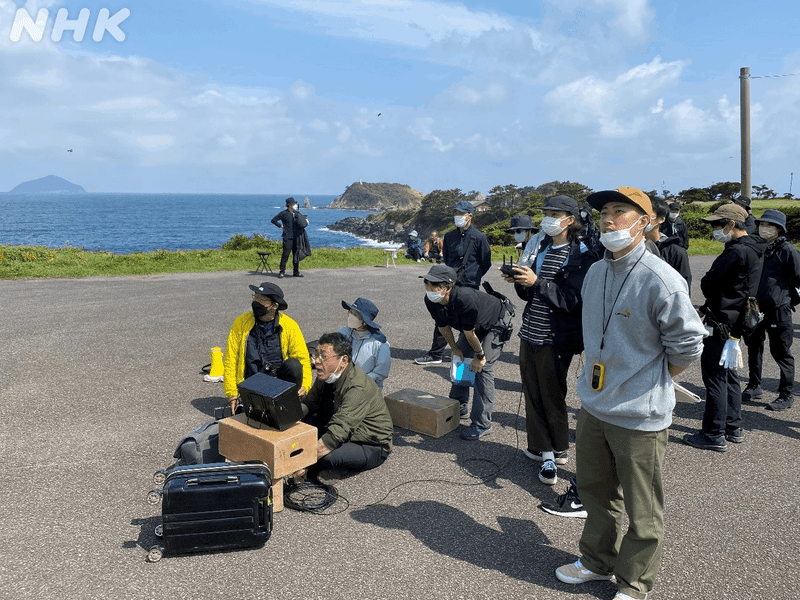 画像 撮影のようす