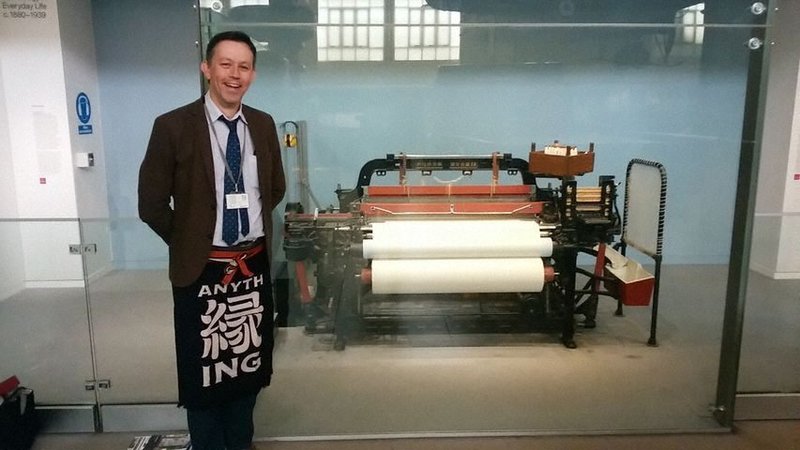 豊田佐吉が手掛けた自動織機は大英科学博物館にも所蔵されている＝エニシング提供