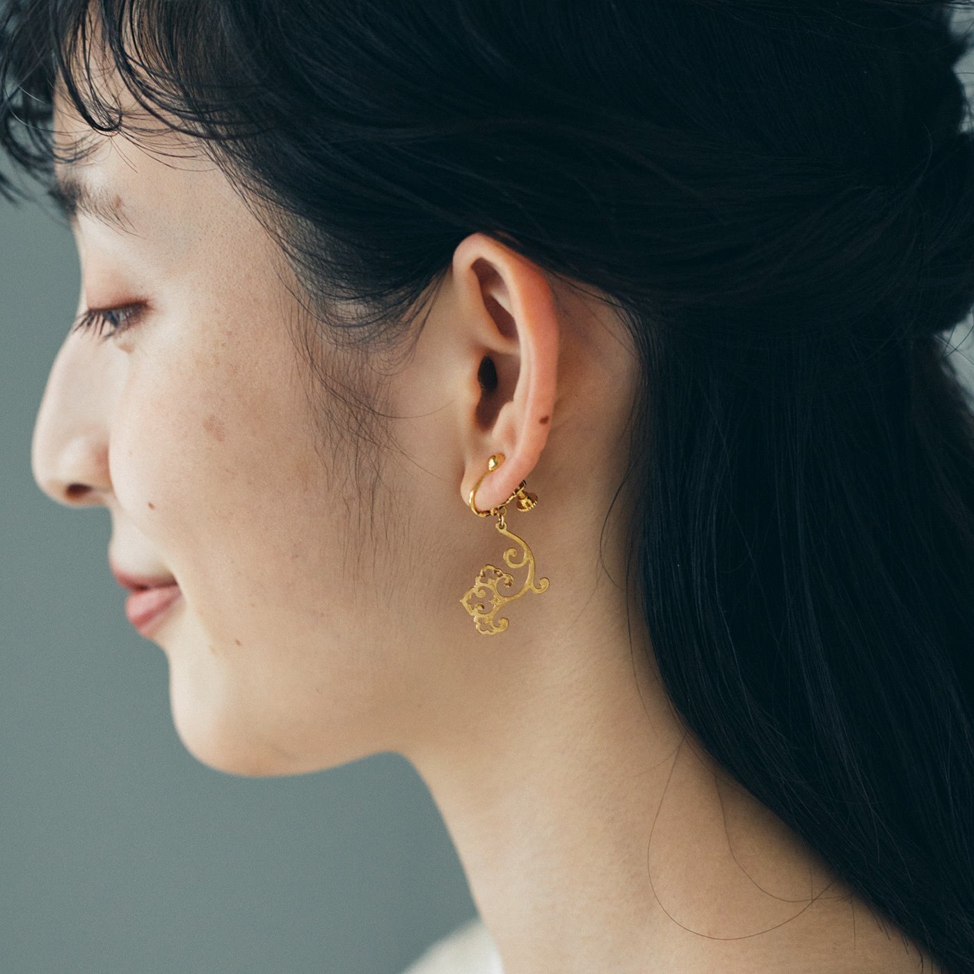 正倉院宝物の欠片がきらめく。正倉院展と一緒に作ったイヤアクセサリー