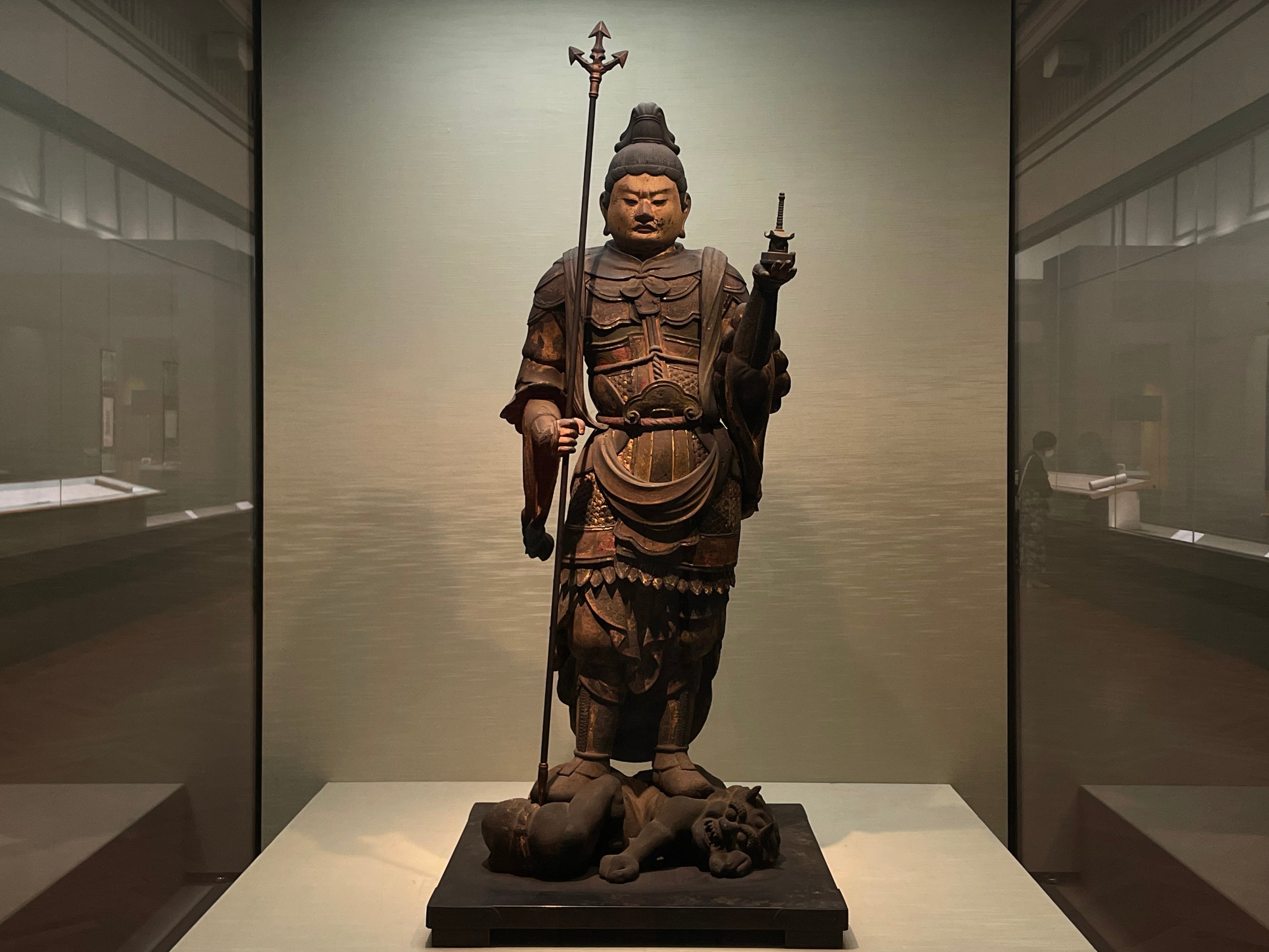 仏教美術 古木 厨子 彩色 毘沙門天像 仏像 仏教美術 古木 厨子 彩色 毘沙門天像 仏像 【公式通販】