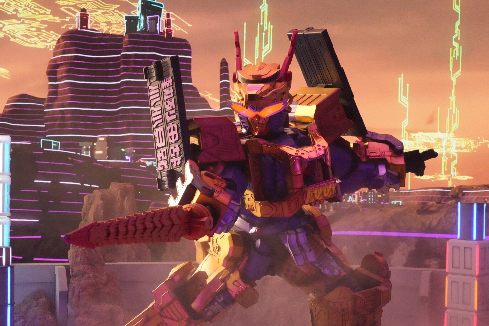 暴太郎戦隊】DX虎龍攻神【ドンブラザーズ】｜吃音コン(キツネこん)・V