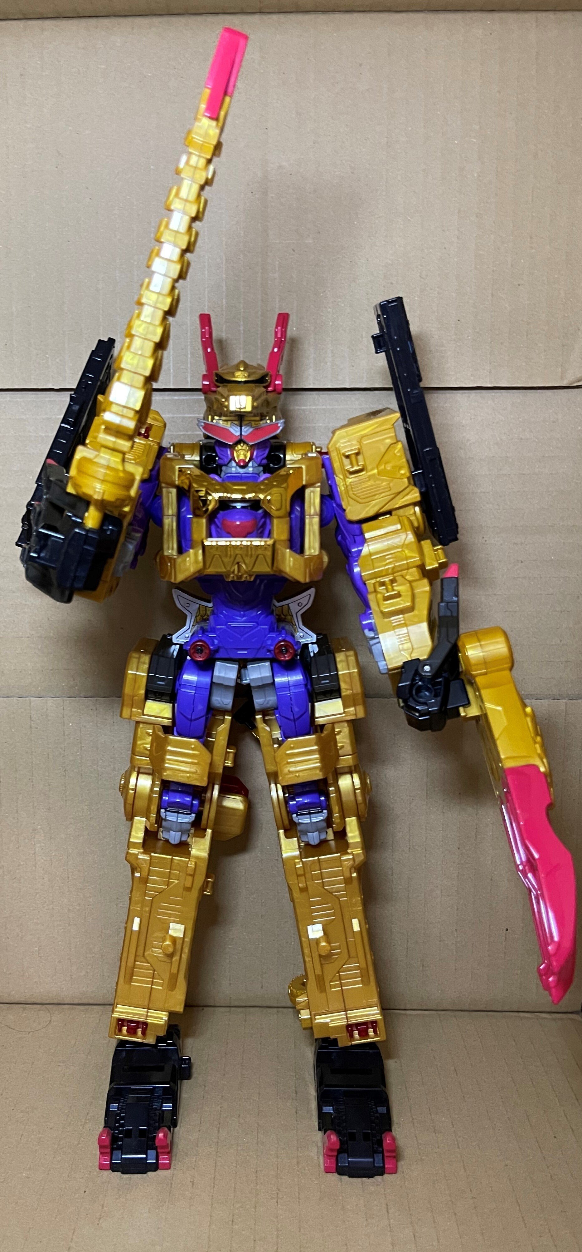 暴太郎戦隊】DX虎龍攻神【ドンブラザーズ】｜吃音コン(キツネこん)・V