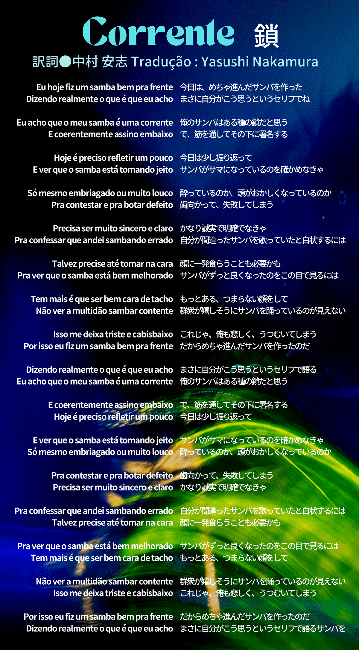 2022.11］【連載シコ・ブアルキの作品との出会い㉟】 上からでも下からでも読める歌詞 — Corrente｜e-magazine LATINA
