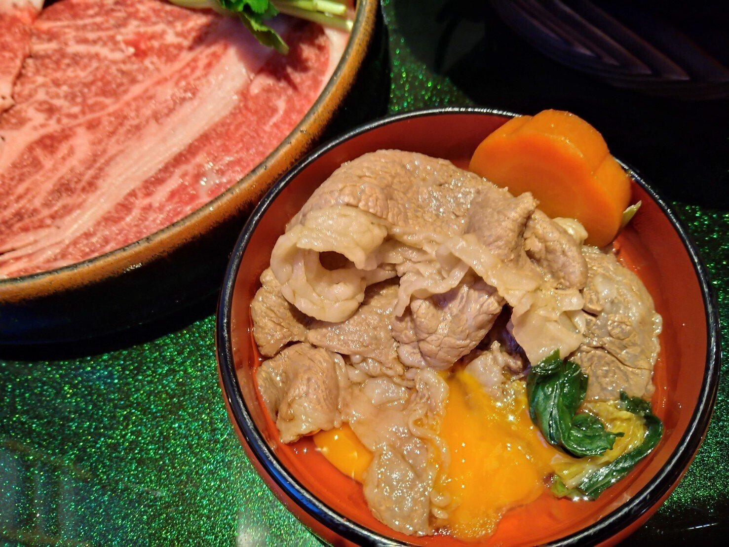 うどんすき」で有名な『美々卯 なんば店』で「牛すき鍋セット」を