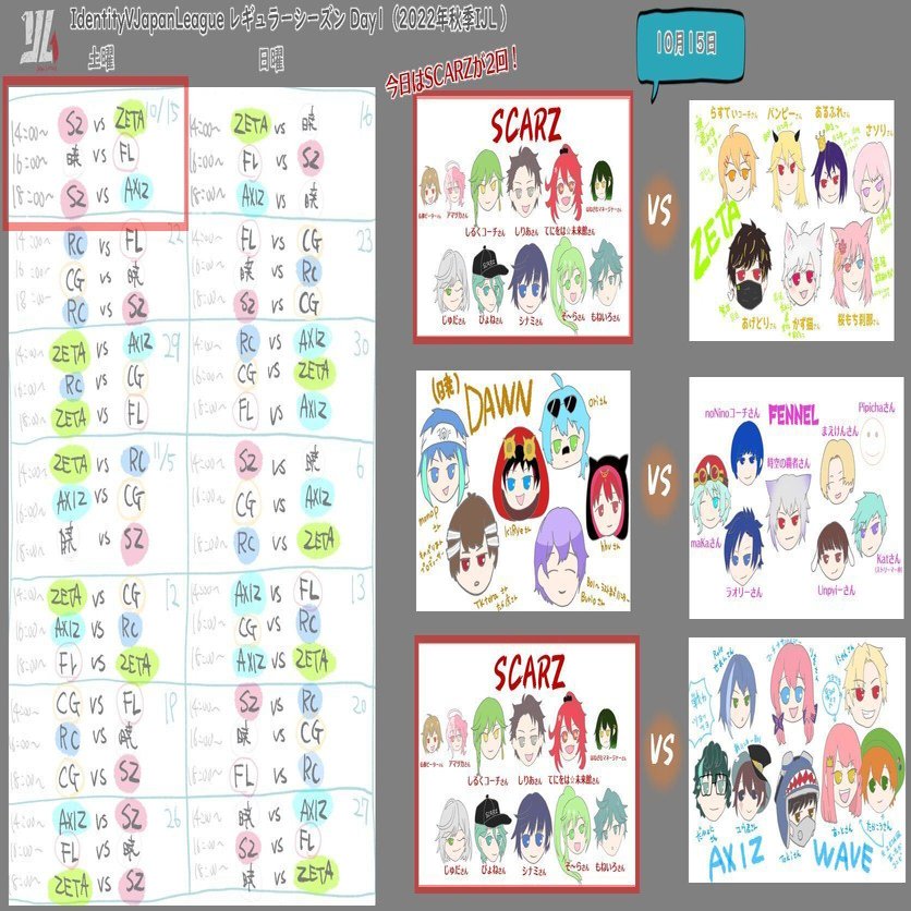 Ijl 10月15日試合まとめ れんたろ3 手書き切り抜き Note