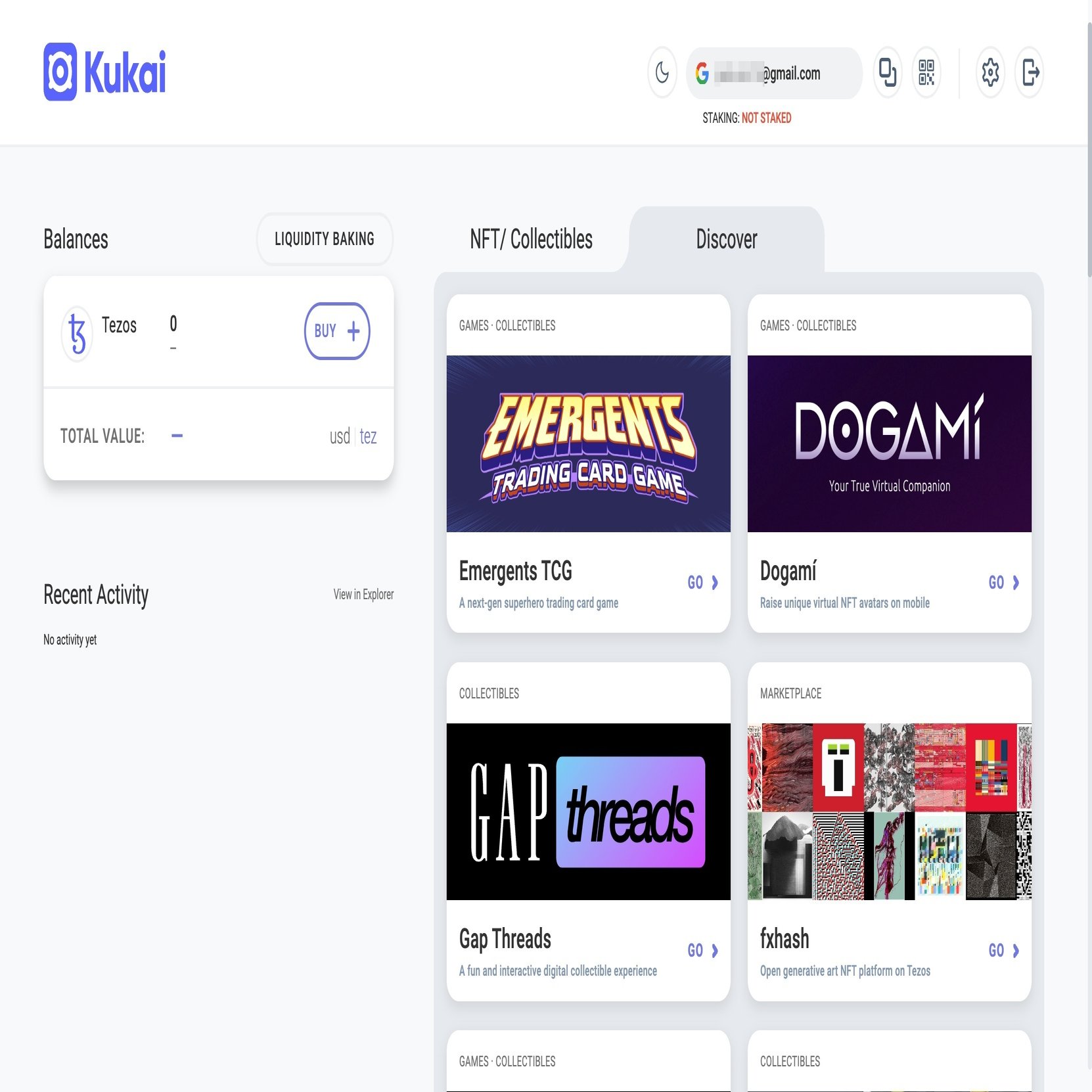 TezosウォレットをKukaiで作成する方法｜Gin
