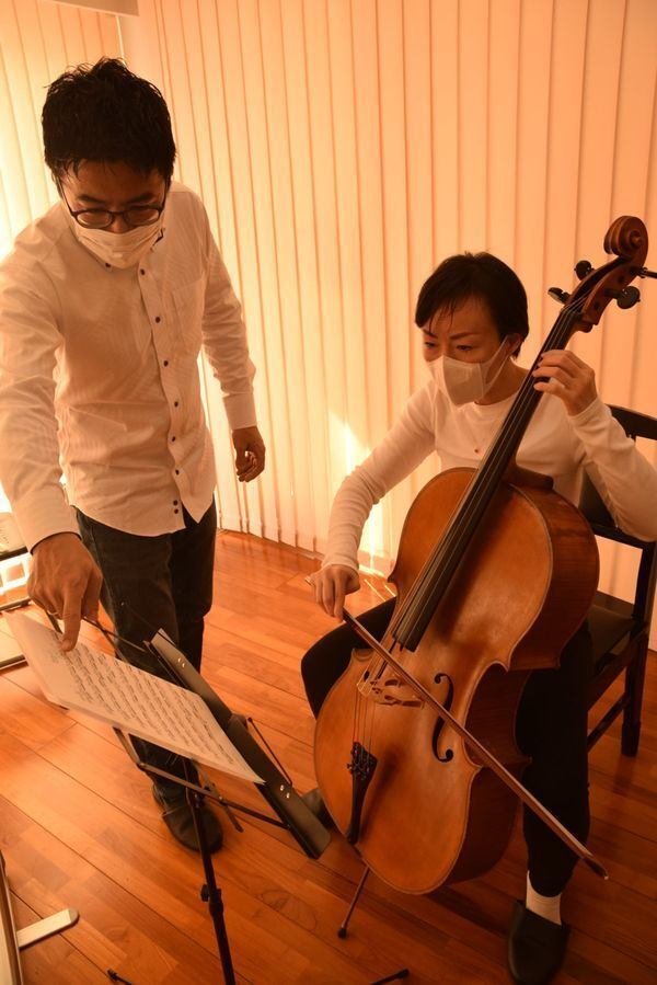 サラサーテ増刊号 チェロでバッハ！】でインタビュー＆チェロを教わり