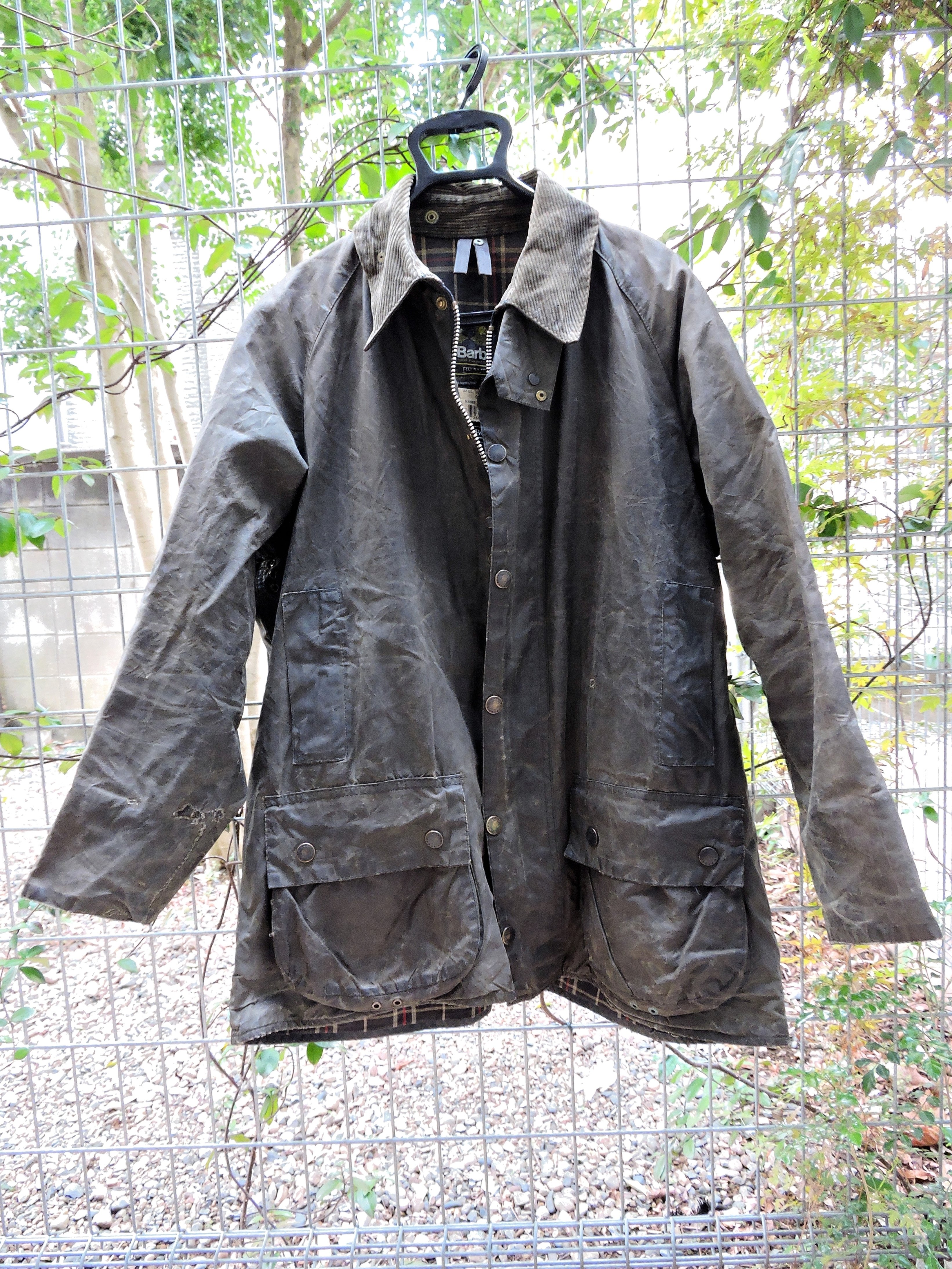 80s Barbour Gamefair c42 2クラウン 洗濯&リプルーフ済 Vintage 80's