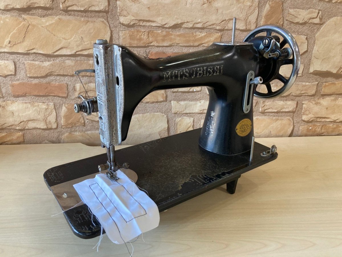 ◇皮もOK◇高級感溢れる アンティークミシン 男らし SS1001】整備済み  