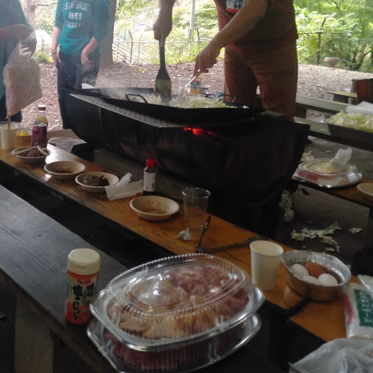 焼きそばつくり